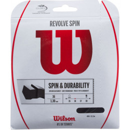 Теннисные струны Wilson Revolve Spin Black 12,2m