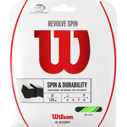 Теннисные струны Wilson Revolve Spin Green 12,2m