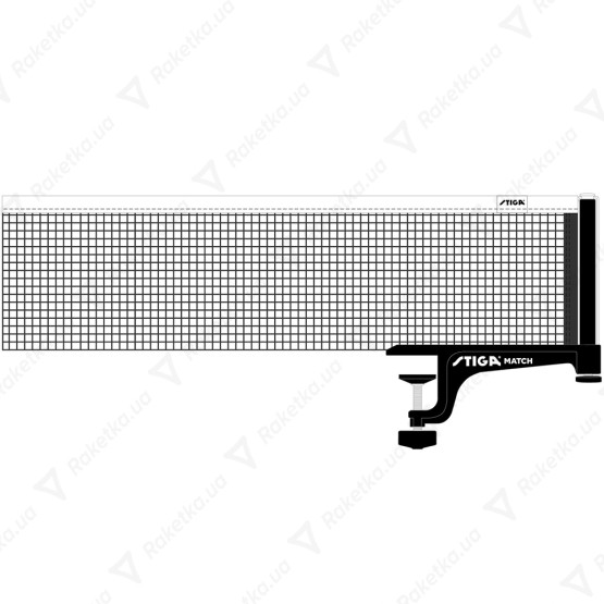 Stiga Match Table Tennis Net & Post