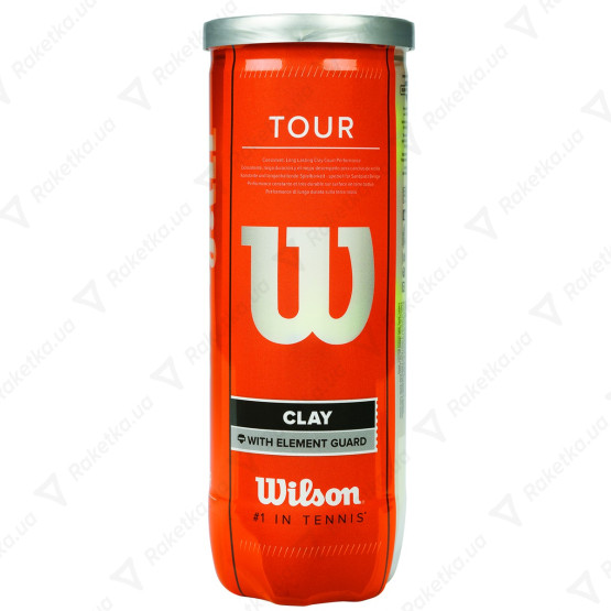 Wilson Tour Clay Red 3ball
