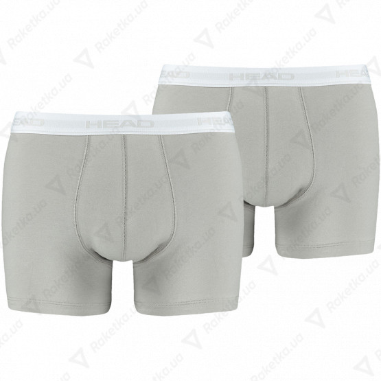  Head Basic Boxer 2P Light Grey