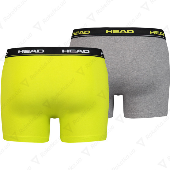  Head Basic Boxer 2P Lime/Grey