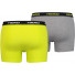  Head Basic Boxer 2P Lime/Grey