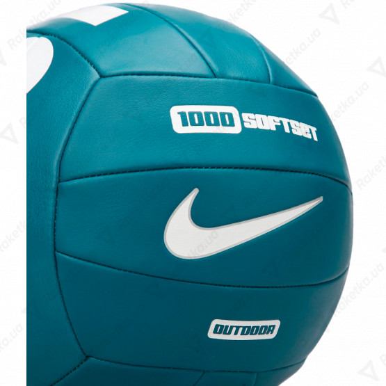 Nike 1000 Softset Outdoor Volleyball 18P Geode Teal/Geode Teal/White/White Size 5