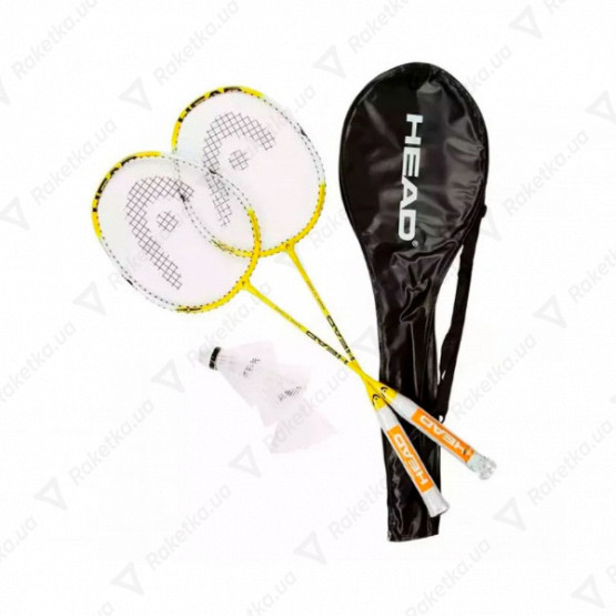 Head Nano Ti.Elite 2 badminton set (2 ракетки, 3 волана)