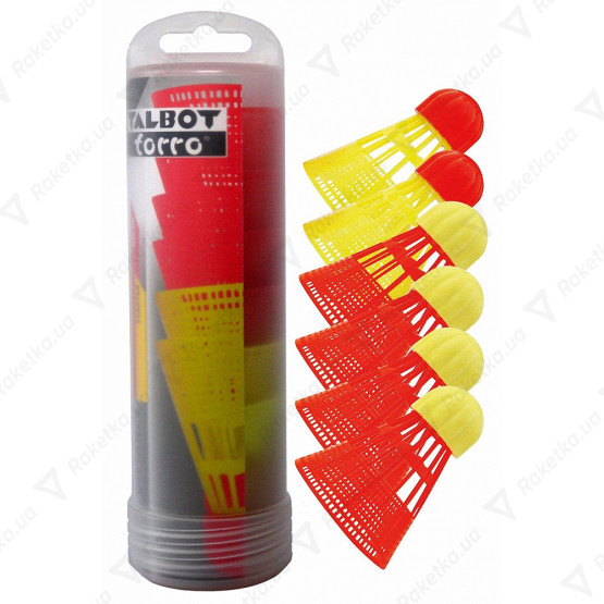 Talbot Torro Speedbadminton Ballsortiment Aerospeed 6pcs