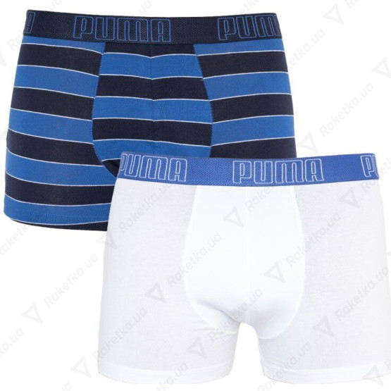 Puma Bold Stripe Boxer 2-pack Blue/Black/White