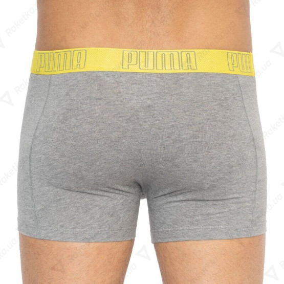 Puma Bold Stripe Boxer 2-pack Gray/White