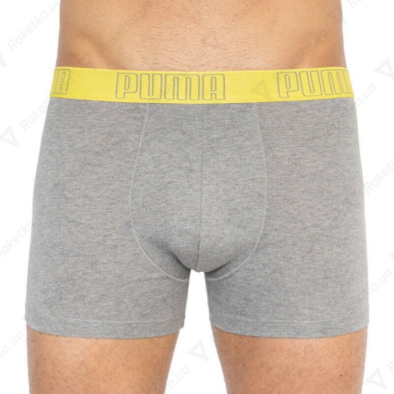 Puma Bold Stripe Boxer 2-pack Gray/White