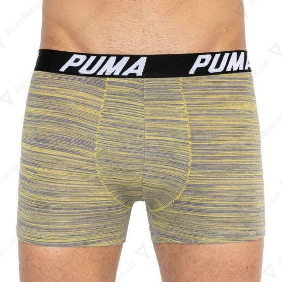 Puma Bold Stripe Boxer 2-pack Gray/White