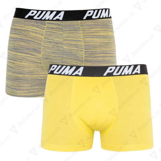 Puma Bold Stripe Boxer 2-pack Gray/White