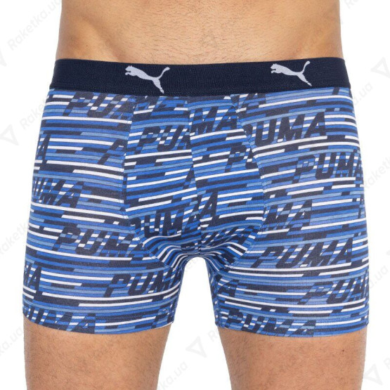 Puma Logo AOP Boxer 2-pack Blue