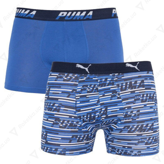 Puma Logo AOP Boxer 2-pack Blue