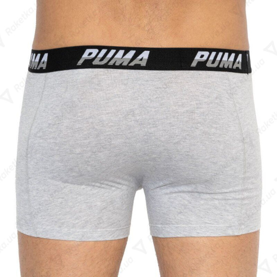 Puma Logo AOP Boxer 2-pack Gray/White/Black