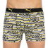 Puma Logo AOP Boxer 2-pack Yellow/Gray
