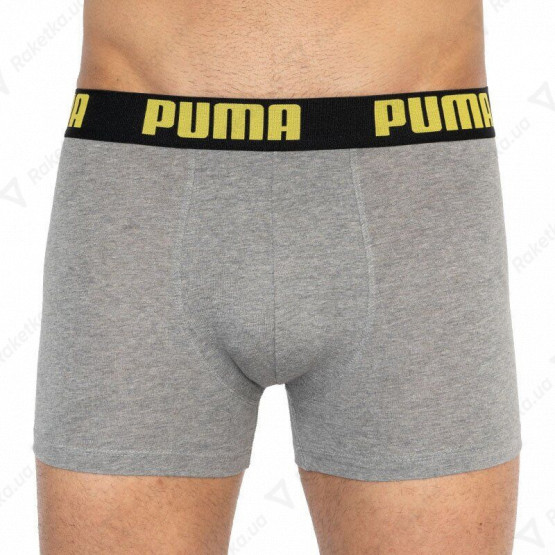 Puma Statement Boxer 2-pack Gray/Yellow