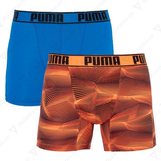Puma Active Boxer 2-pack Blue/Orange