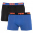 Puma Basic Boxer 2-pack Black/Blue