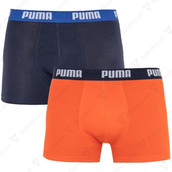 Puma Basic Boxer 2-pack Blue/Orange