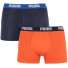 Puma Basic Boxer 2-pack Blue/Orange