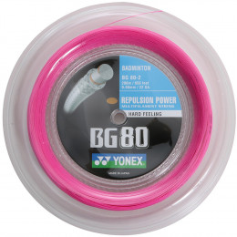 Струны Yonex BG80 Pink (200m)