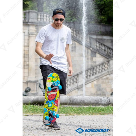 Skateboard Slider 31" Monsters Black/Multicolor