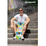 Skateboard Slider 31" Monsters Black/Multicolor