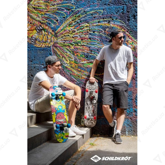 Skateboard Slider 31" Monsters Black/Multicolor