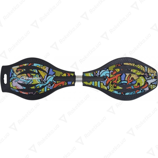 Schildkrot Waveboard Good Vibes Graffiti Black/Multicolor