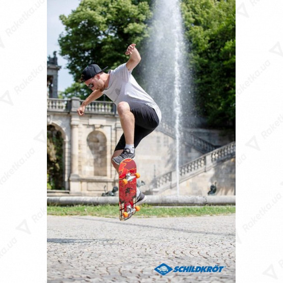 Schildkrot Skateboard Kicker 31 Red Parkour Black/Red