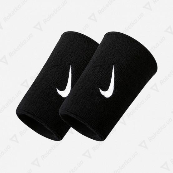 Nike Swoosh Double Wide Wristband Black NNN05010OS