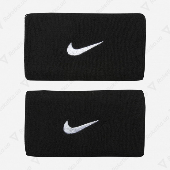 Nike Swoosh Double Wide Wristband Black NNN05010OS