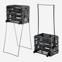 Корзина для тенниса Unique Ballport Deluxe-long Handles 80 Black
