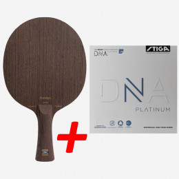 Сборная ракетка Stiga Nostalgic Offensive + Stiga DNA Platinum M