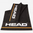 Head Towel Black L 70x140cm