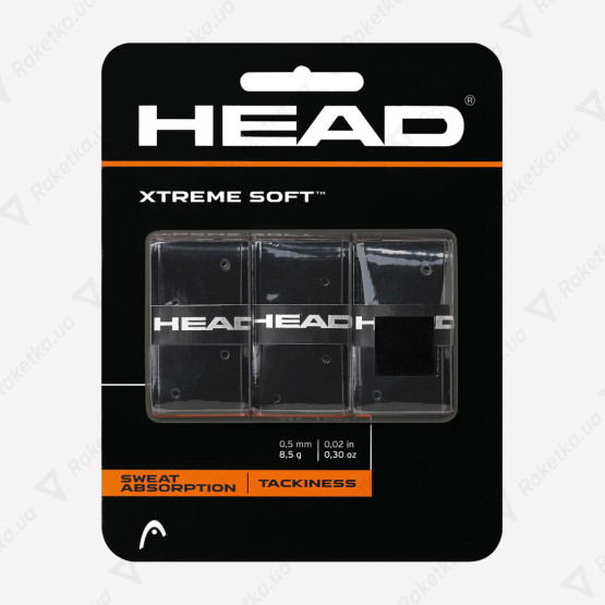 Head Xtreme Soft Overgrip Black