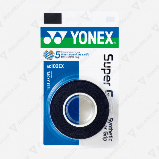 Yonex AC102-3 Super Grap Black 3pcs