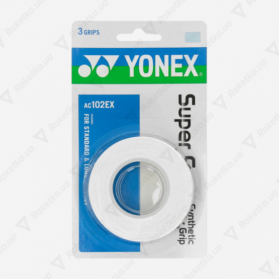 Yonex AC102-3 Super Grap White 3pcs