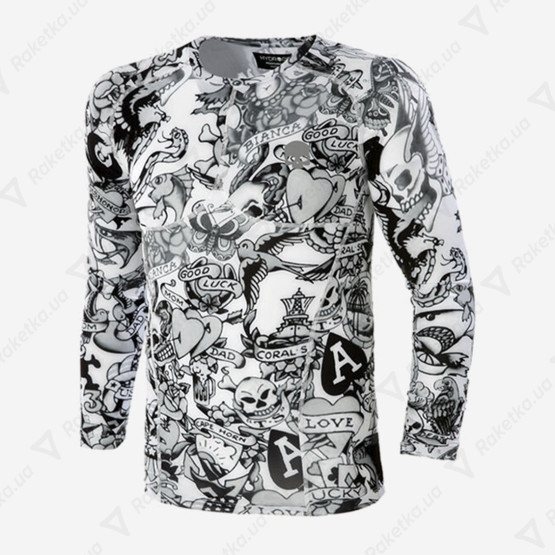 Hydrogen Printed Second Skin Tee LS R00622-009