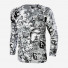 Hydrogen Printed Second Skin Tee LS R00622-009