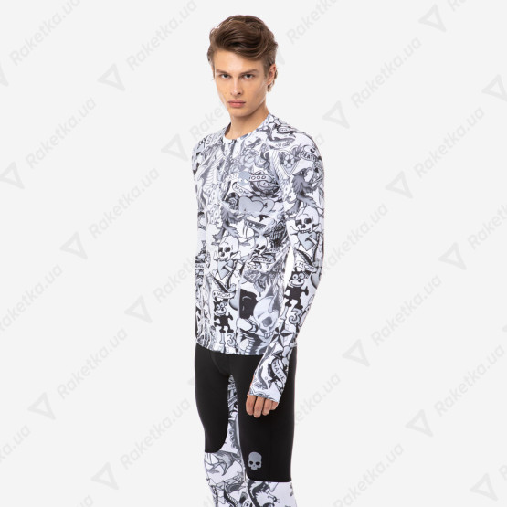 Hydrogen Printed Second Skin Tee LS R00622-009