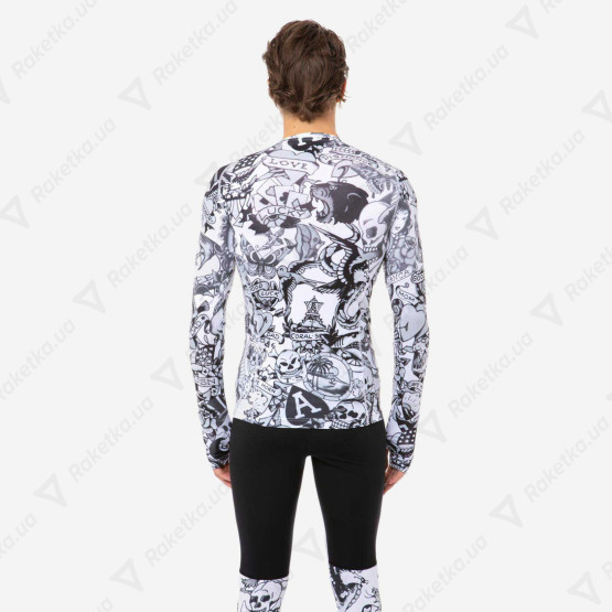 Hydrogen Printed Second Skin Tee LS R00622-009