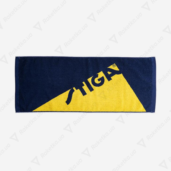 Stiga Towel Edge Navy/Yellow