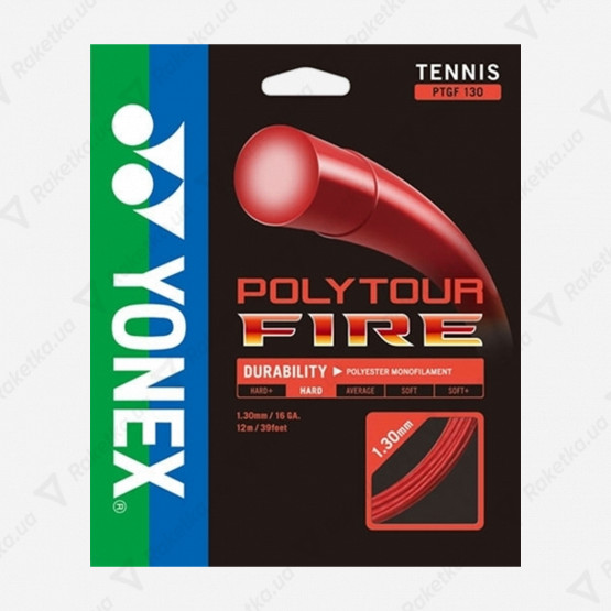 Yonex Poly Tour Fire Red 12,2m (размотка)