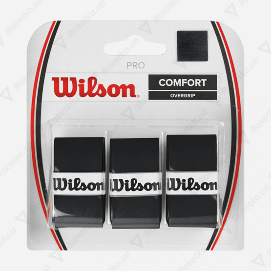 Wilson Pro Overgrip Black 3psc WRZ4014BK
