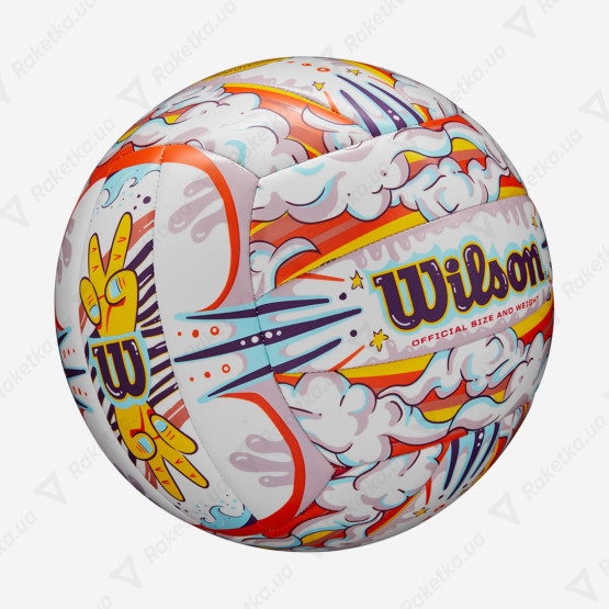 Wilson Graffiti Peace VB White/Orange OF WV4006901XBOF