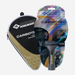 Набор для настольного тенниса Donic Carbotec 7000 2023 758221 (incl. racket cover)