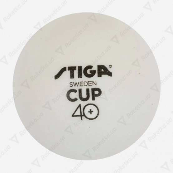 Stiga Ball Cup 40+ ABS 6-pack White