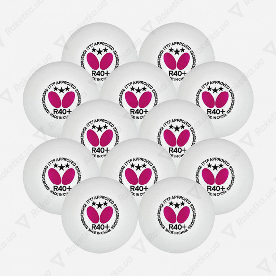 Butterfly R40+ 3* 12pcs