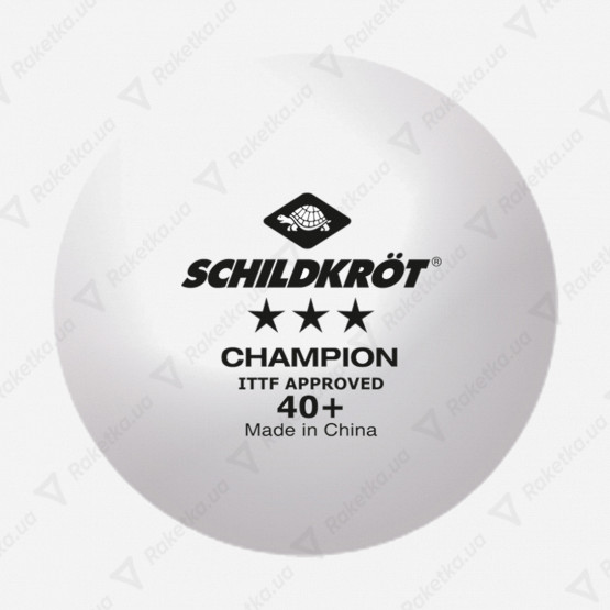 Donic Champion 40+ 3* White 3pcs